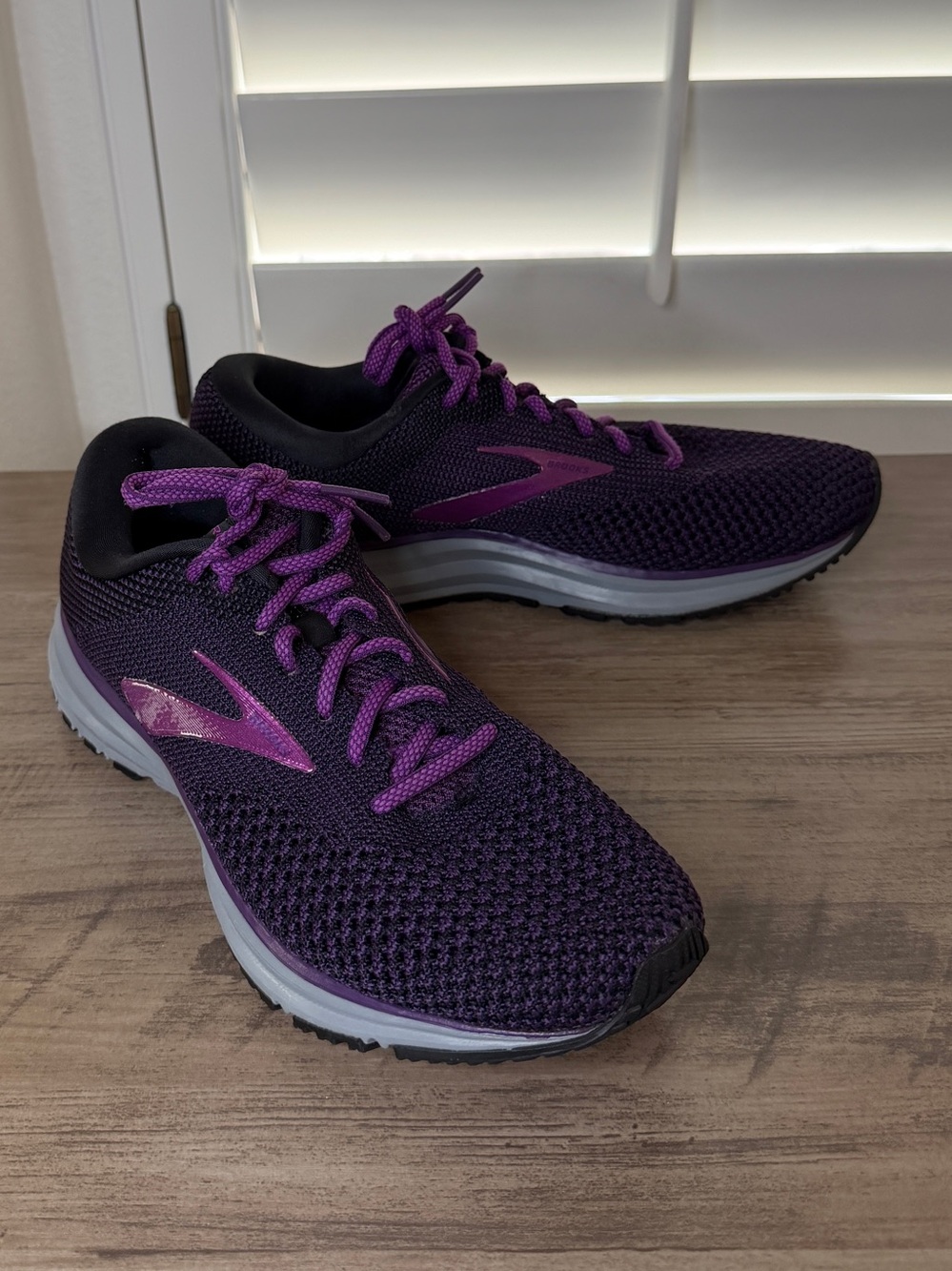 Brooks Women's Purple/Black Revel 2 Athletic Running Shoes | Size 9 - Picture 2 of 7